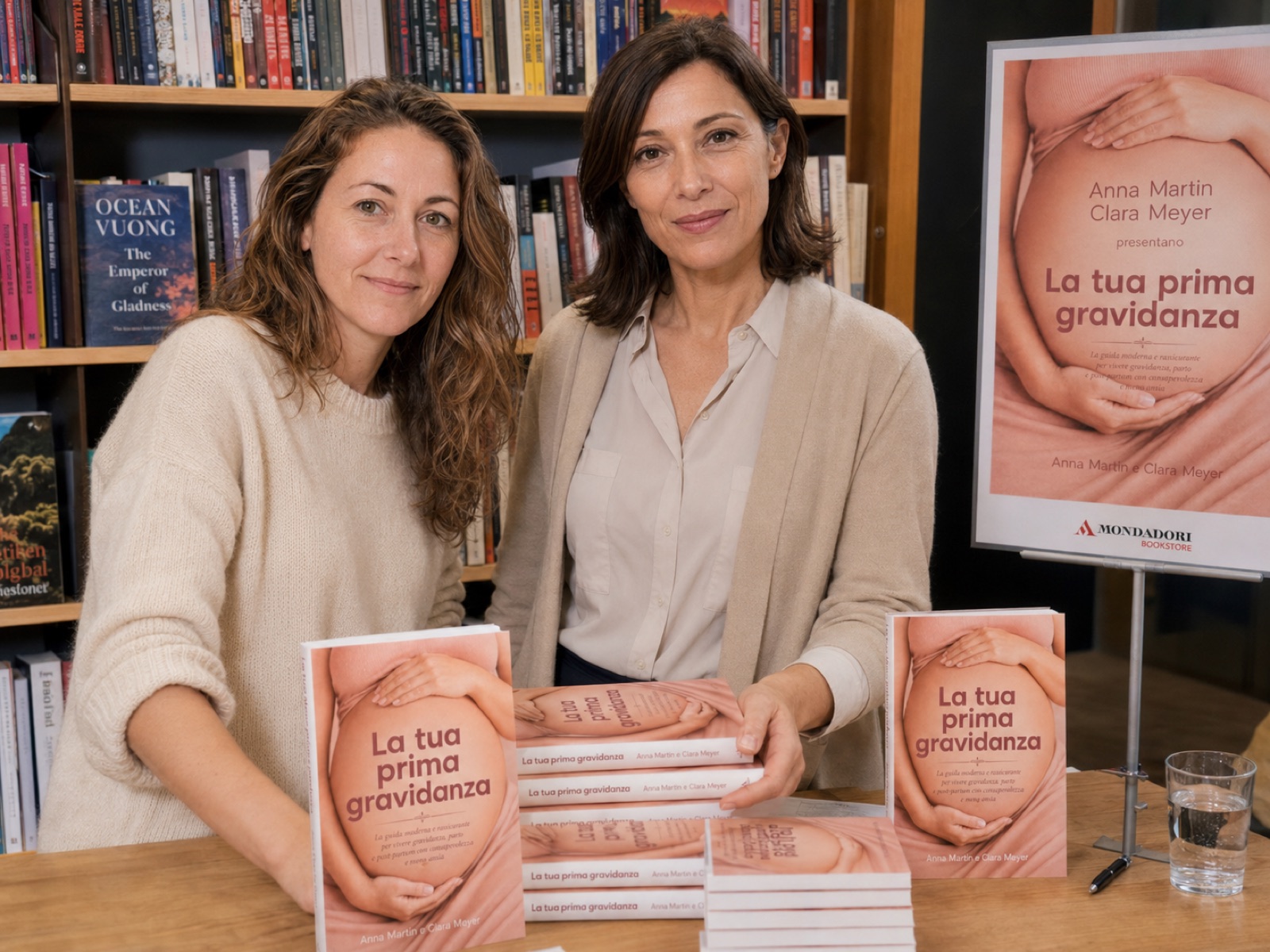 Anna Martin e Clara Meyer alla presentazione del libro
